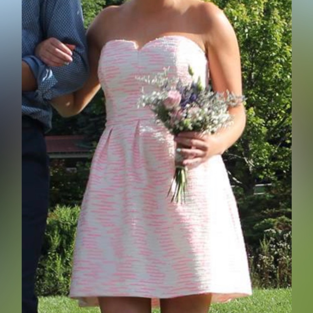 Anthropologie strapless dress
